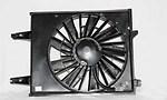 Tyc 620350 radiator and condenser fan assembly