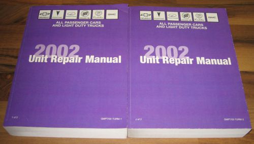 2002 gm unit transmission manual set_corvette/tahoe/silverado/escalade/camaro +