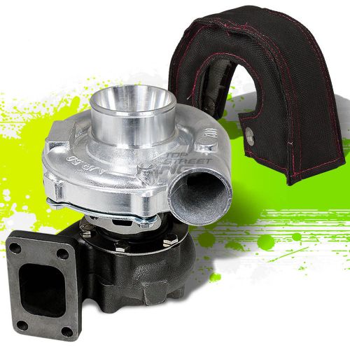 T04e t3/t4 .63 a/r 57 trim turbo/turbocharger stage 3 upgrade+black blanket rs