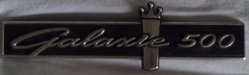 1964 ford galaxie 500 name plate