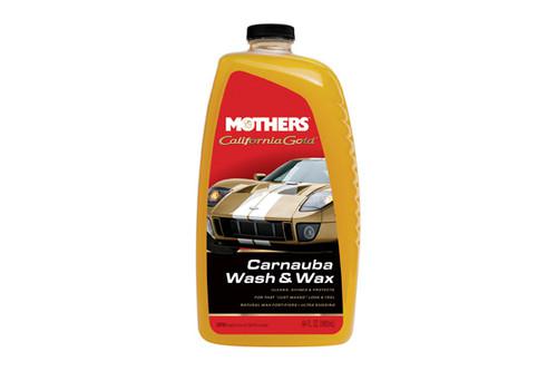 California gold carnauba wash and wax 64 oz auto car waxes polishes mothers