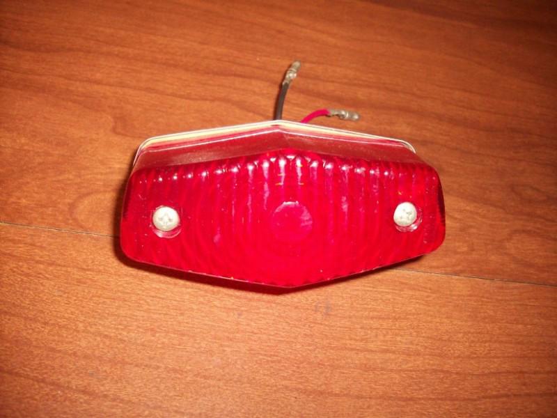 Vintage motorcycle bates tail light vintage minibike panhead triumph kd