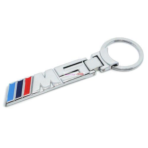 3d metal pendant keychain key chain ring chrome fit ///m5 m5 5 series e60 coupe 