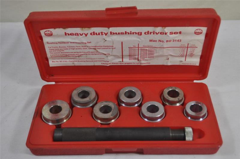 Mac tools bd 3143 heavy duty bushing driver set