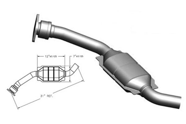 Magnaflow catalytic converters - 49 state legal - 25207