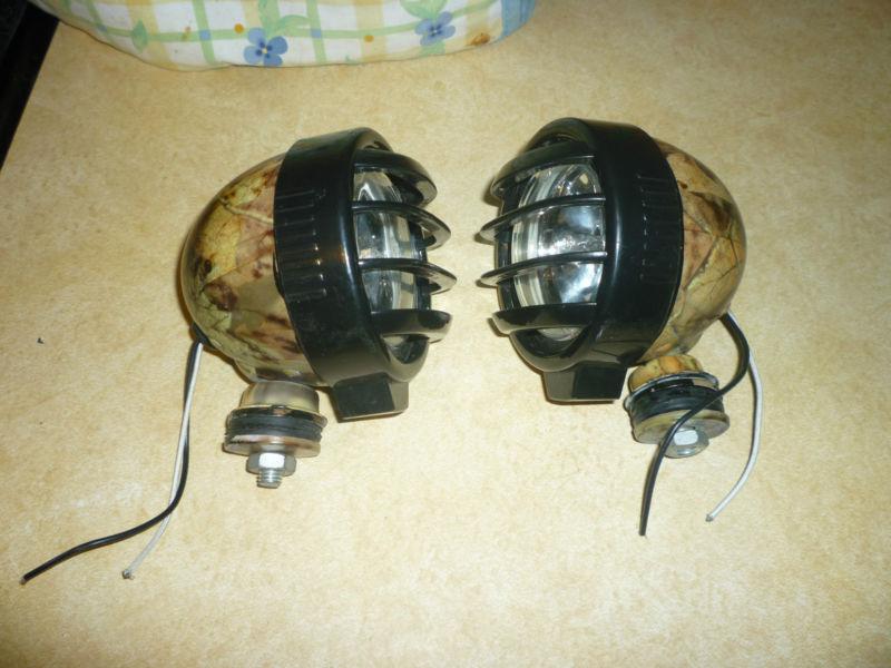 4 inch camo  fog/driving lights     nice camo 