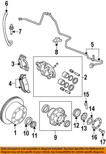 Dodge oem 5086767ac brake-mount gasket