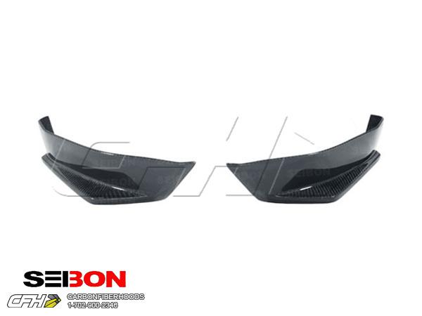 Seibon carbon fiber kc-style carbon fiber rear lip scion, subaru brz, frs 12-13