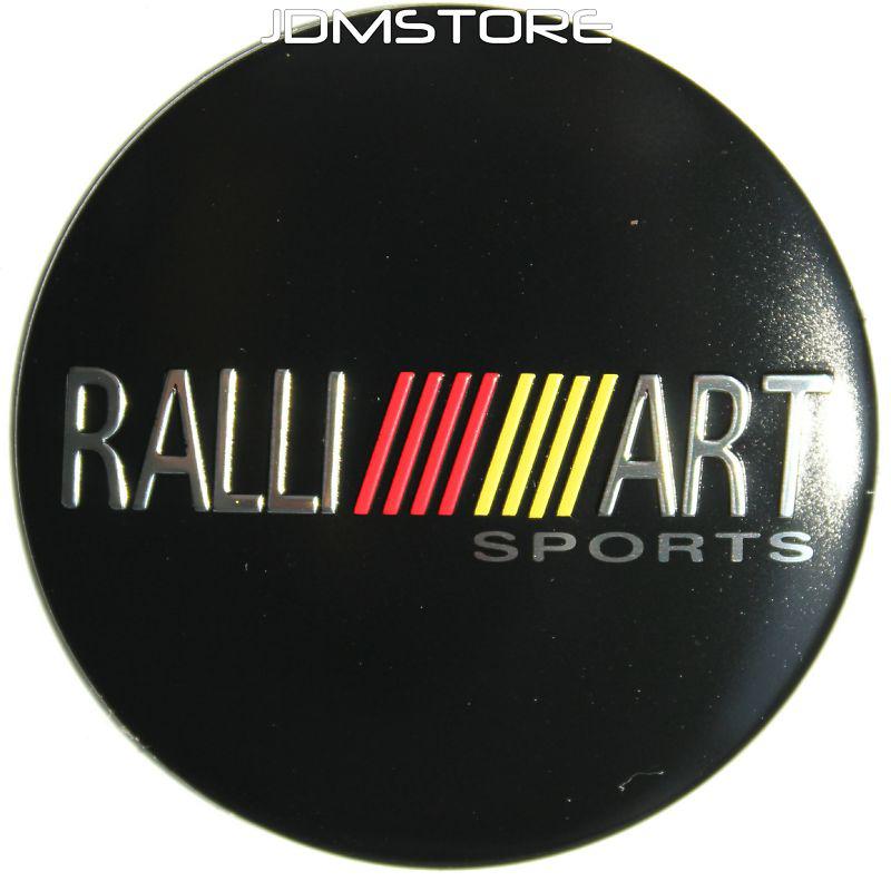 Mitsubishi ralli art wheel center sticker badges emblem 4pcs (fits: lancer etc.)