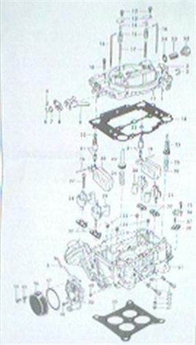 Edelbrock carburetor rebuild kit 1405 1406 600 650 750 carter afb