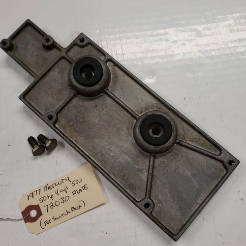 72030 mercury 1977 50hp 4cyl 500 plate for switch box