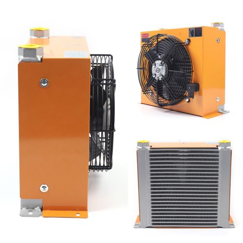 New 60w hydraulic oil cooler ah1012t-ca with precise welding &amp; fan 100l/min