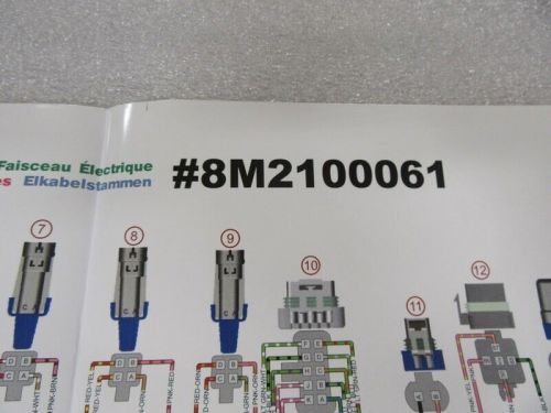 Pm201 mercury mercruiser electrical harness diagram #8m2100061 p/n 90-866369002