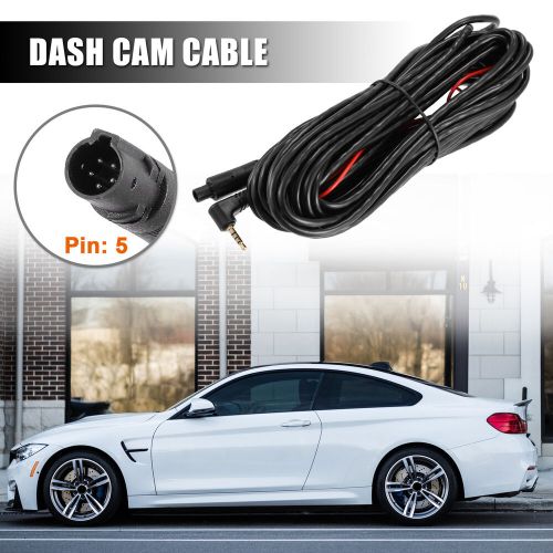 1pcs 5 pin 5.5m 18ft dash cam rearview backup camera reverse extension cord