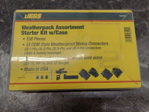 Jegs weather pack starter kit 10750 not 100% complete