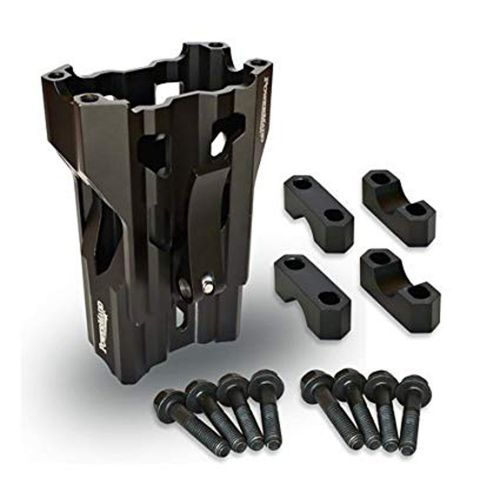 Powermadd     powermadd 45590 black 5  8  handlebar risers