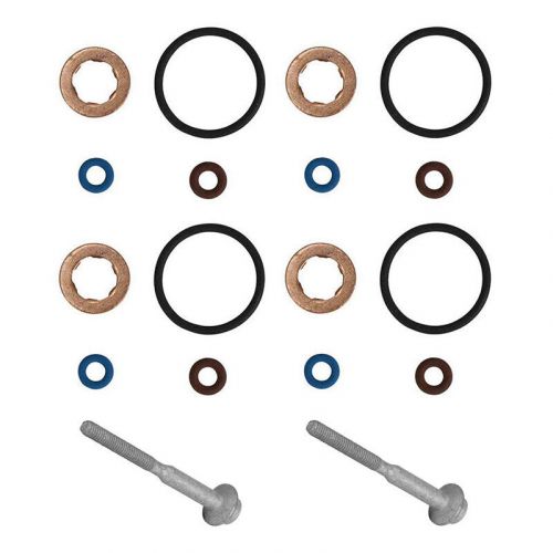 18pcs injector clamp bolt &amp; nozzle seal kit for audi seat skoda vw golf polo