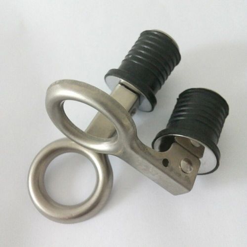 Quick &amp; easy installation 1in rubber stainless steel drain plug for boats