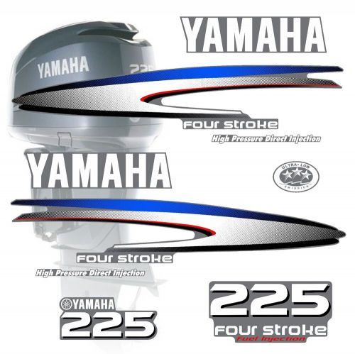 Yamaha 4-stroke 225 outboard / set decals / stickers