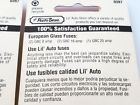 Lot of 2 lil&#039; auto la-078 assorted packs of 5 gbc european automotive fuses