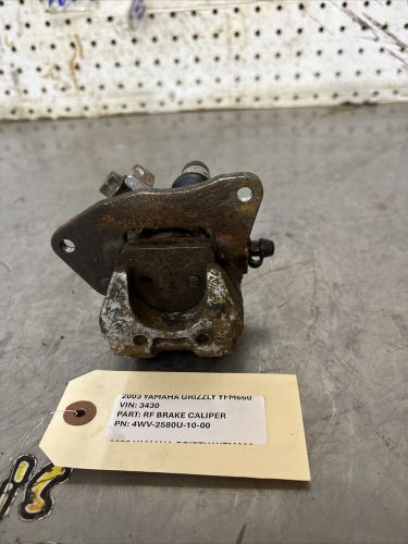 2003 yamaha grizzly 660 4x4 right front brake caliper 4wv-2580u-10-00