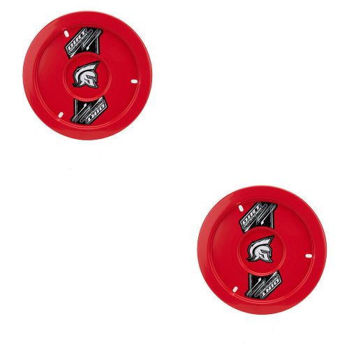 Dirt defender 15 x 8 gen ii solid wheel covers mud covers red 2 pack