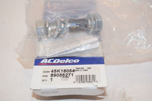 Nos oem gm genuine camber bolt kit with hardware 89056271 45k18054 - c102