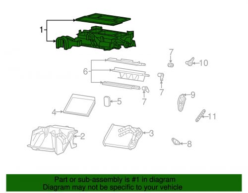 Genuine gm upper case 88972880