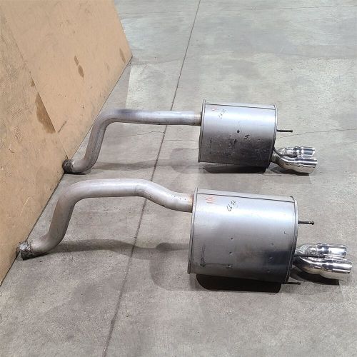 05-08 corvette c6 base model mufflers muffler pair exhaust aa7200