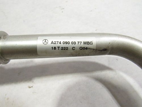 16-21 mercedes glc300 x253 2019 turbocharger oil return pipe hose tube line ;