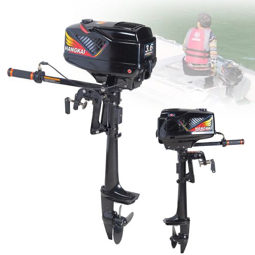 Hangkai 3.6hp 2stroke outboard motor fishing boat dinghy engine cdi water-cooled