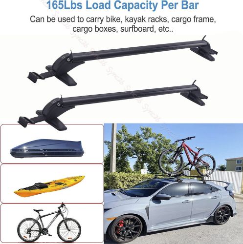 For vw golf mk4 mk5 mk6 mk7 top roof rack cross bar luggage carrier aluminum us