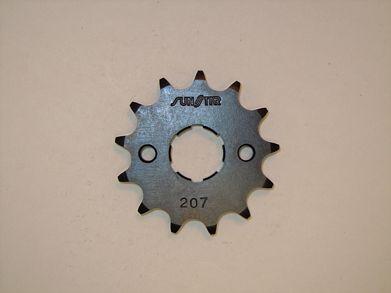 Sunstar sprocket front 15t 428 steel fits honda xl125 1974-1975