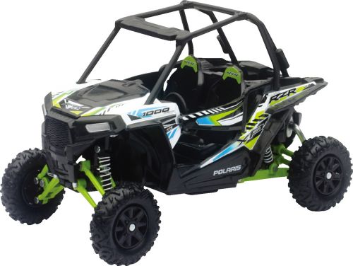 New ray toys polaris rzr xp 1000 black/white/green 1:18 scale 57593c