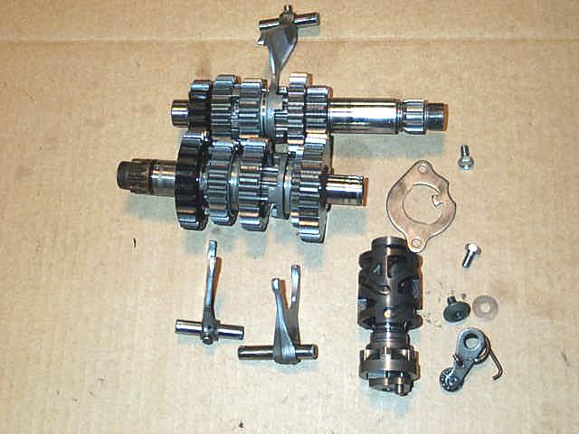 2006 yamaha yz450f transmission assembly gears drum forks yz 450 450f 2006-2009