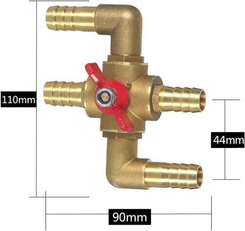 Joywayus all solid brass body automobile integrated 4-way heating 3/4&#034;(19mm)