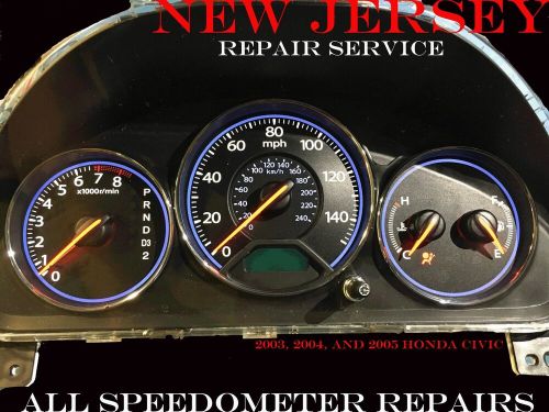 2000 to 2005 honda civic instrument cluster odometer calibration.