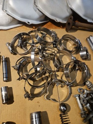 Lot of lycoming engine parts, hardware lifters pushrods clamps 68312 61164