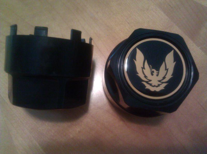 3rd gen firebird trans am original gm center caps gold birds