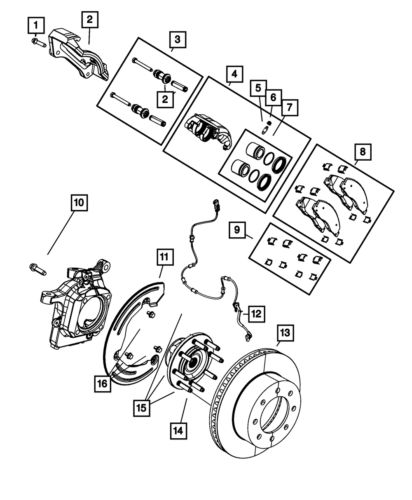 Genuine mopar splash shield left 52122243ae