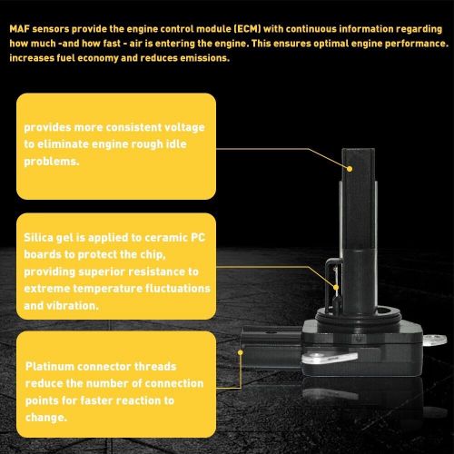 Maf mass air sensor flow meter for replacement avalon toyota rav4 2005-2012