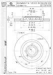 Brembo 09.6728.10 front disc brake rotor