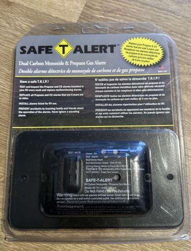 Safe-t-alert 85 series carbon monoxide propane gas alarm - 12v - black 85-741