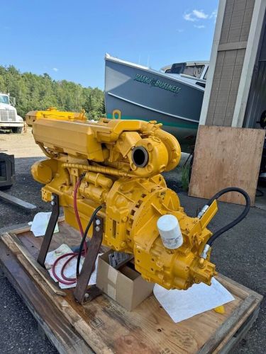 John deere 6076  marine diesel engine  reman with gearbox