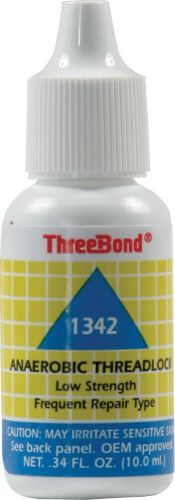 Three bond low strength frequent repair thread lock 1342at002 10ml