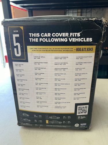 Budge car cover ultra size 5 for full size vehicles ( see chart on box )