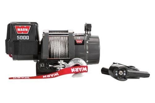 Warn 99963 - 5,000 lbs utility winch with steel rope