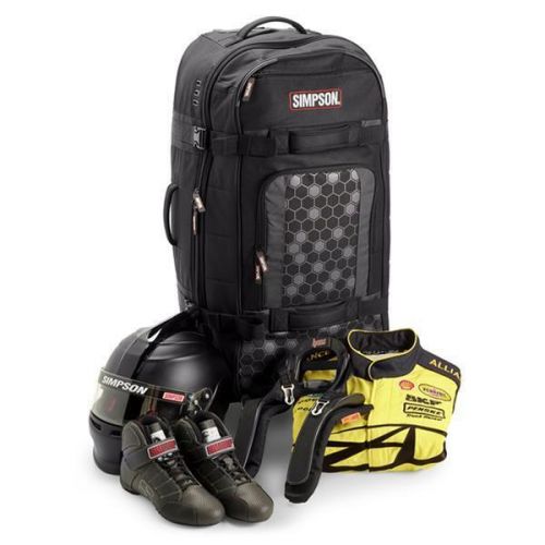 Simpson high quality super speedway roller bag polyester gear black 23403