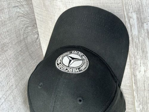 Mercedes-benz black logo adjustable baseball cap