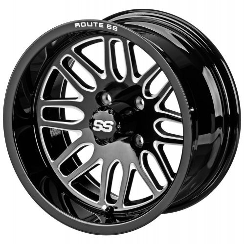 14x7 sinister black/ball milled wheels (set of 4)